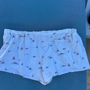 Roxy White and Blue Shorts
